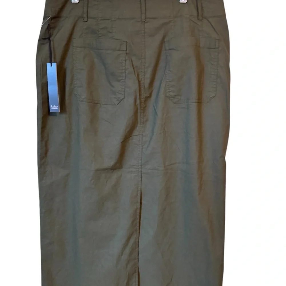 NWT RETAIL: $129 NICOLE MILLER COTTON/RAYON/LINEN/SPAN SKIRT SZ: 12 #CL - Picture 5 of 7